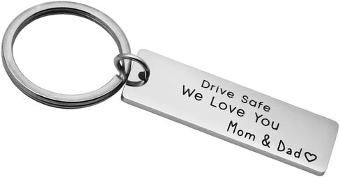 Drive Safe Keychain Gift for 16th Birthday Sweet 16 Keychain New Driver Gift from Dad Mom in Saudi Arabia