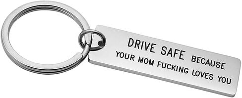 Drive Safe Keychain Gift for 16th Birthday Sweet 16 Keychain New Driver Gift from Dad Mom in Saudi Arabia