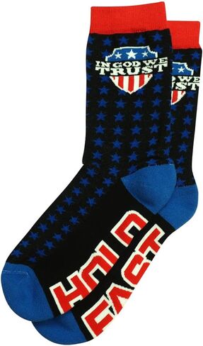 Hold Fast Adult Socks - In God We Trust - Black - One Size Fits Most, Black, One size in Kuwait