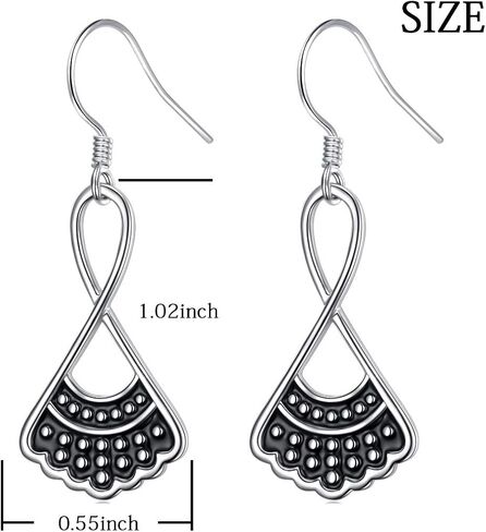 Sterling Silver RBG Dissent Collar Earrings Dangle Drop Stud Jewelry Gifts for Women Fan of Ruth Bader Ginsburg in Saudi Arabia