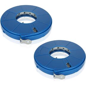 Oungy 2 PCS 30FT Perforated Metal Hanger Straps Metal Strapping with Holes Heavy Duty 5/8 Inches Width 0.7mm Thick Pipe Strip Galvanized for Pipe Fixing