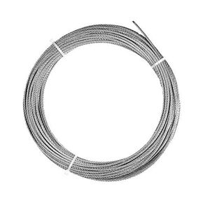 Laureola 1/16" Stainless Steel Aircraft Wire Rope 304 Grade 7x7-100ft, 250ft, 500ft, 1000ft, 1500ft, 2500ft, 5000ft