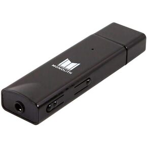 Monolith Hi-Res DAC Headphone Amp - Black with Savitech SA922 Controller, 32-bit HyperStream, Plug and Play