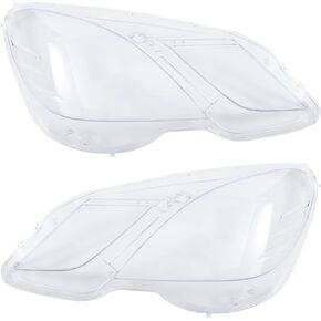 ACROPIX Front Left Right Side Headlight Cover Headlamp Clear Lens Shell Cover Fit for Mercedes Benz E Class W212 2009-2013 No.A2128209561 - Pack of 2 in Kuwait