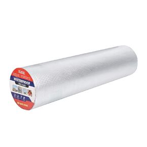 Butyl Tape Waterproof Aluminum Butyl Rubber Tape 12in x 16.4ft, UV-Resistant Leak Proof Seal Strip Patch for RV Patch,Window and Metal Roof Flashing, Patching and Gutter Leak Repair