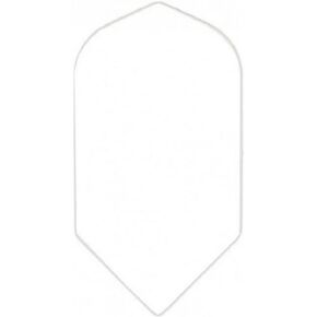 US Darts 5 Sets (15 Flights) White Slim Flights - 75 Micron