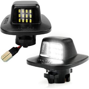 D-Lumina LED License Plate Light Tag Lamp Assembly Compatible with 1988-1999 Chevy GMC Silverado Sierra C1500 C2500 C3500 K1500 K2500 K3500 Pickup Suburban Blazer S10 Tahoe Yukon Sonoma S15, Pack of 2