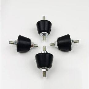 tBesme Anti Vibration Rubber Isolator Mounts with M8-1.25 Studs Shock Absorber Use for Outdoor Units Mini Split Air Conditioner & Machine Shock Absorber(Pack of 4)