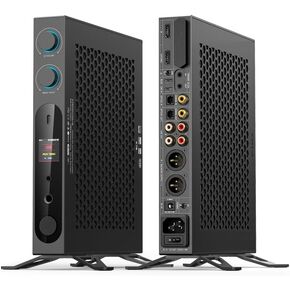 FiiO K19 Dual ES9039SPRO Desktop DAC HiFi Audio DSD512, 31-Band PEQ, XMOS XU-316 for HDMI/Coaxial/Optical Audio Decoder (Black)