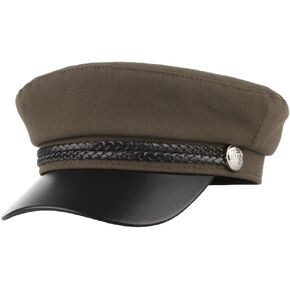 قبعة GEMVIE للسيدات من Newsboy قبعة كلاسيكية مسطحة Fiddler قبعة Captain Fisherman's Sailor in Kuwait