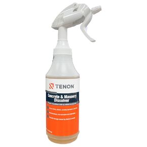 Tenon Concrete & Masonry Dissolver - Remove Concrete, Cement, Mortar, Grout, Stucco, and Masonry from Tools, Mixers, Wood, Plastic, and Aluminum, Ready-to-Use, Non-Toxic (28 Ounce)