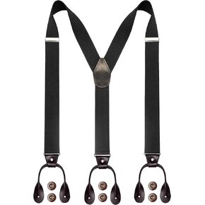 عرض JEMYGINS للرجال 1.4 سم مع حمالات مرنة قابلة للتعديل بنهاية 6 أزرار in Kuwait