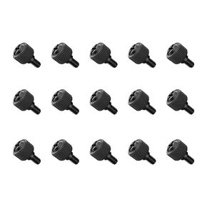 15PCS Black PC Thumb Screws, 6-32 Thread PC Computer Case Screws, for Computer PC Case Power Supply PCI Slots