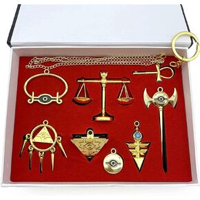 tymxghf Rahungry الألفية لغز قلادة، الأجهزة الطرفية للرسوم المتحركة قلادة قلادة تأثيري الملحقات الكرتون الدعائم تقليد الألفية لغز سلاسل المفاتيح الهدايا للأطفال عشاق أنيمي in Kuwait