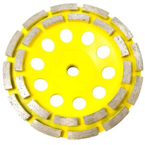 Stadea CWD204H Concrete Grinding Wheel 6 Inch Double Row Diamond Cup Grinding Grinder Wheels Disc for Concrete Masonry Stone Granite Grinding