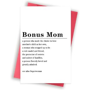 Funny Mother’s Day Card for Wife, First Birthday Card for Mom, Unique Mothers Day Cards Gifts for Women, Cute Mother Birthday Card from Daughter Son