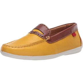 Marc Joseph New York Unisex-Child Leather Made in Brazil Driving Loafer with Penny Detail