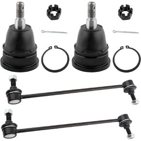 YMAUGP 4PCS L/R Front Stabilizer Bar Link and L/R Front Lower Ball Joint K7258, K500082 Fits Chrysler Town & Country 2008-2016, For Dodge Grand Caravan, Ram C/V, For Volkswagen Routan 2009-2014