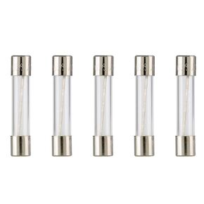 Bussmann AGC-10 AGC Series Fuse, Fast Acting, 10 Amp, 250V, Glass Tube, 1/4" x 1-1/4" (Pack of 5)