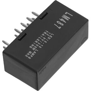 LED Flasher Relay, 10Pin Hazard Warning Turn Signal Flasher 10383321 Replacement for Silverado 1500 1500HD 2500HD 3500 2003‑2006