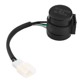 Signal Flasher, 3 Pins Round Turn Signal Flasher Relay Blinker for GY6 50-250cc Motoycles Scooters Moped ATV