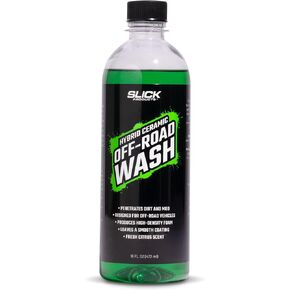 Hybrid Ceramic Off-Road Wash - Extra Thick Super Concentrated Cleaning Solution for Dirt Bike, UTV, Side x Side, Truck, Offroad Car Wash Soap Shampoo Works With Foam Cannon, Foam Gun, Sprayers, Buckets, Citrus Scent (128 oz.)