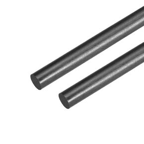 uxcell Carbon Fiber Bar DIY Subject Support Poles for RC Airplane 6mm Matte Pole 400mm 15.7 Inches, 2pcs