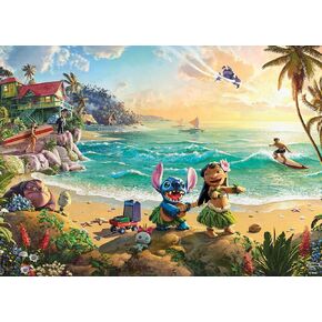 Ceaco - Thomas Kinkade - Disney - Lilo and Stitch - 1000 Piece Jigsaw Puzzle