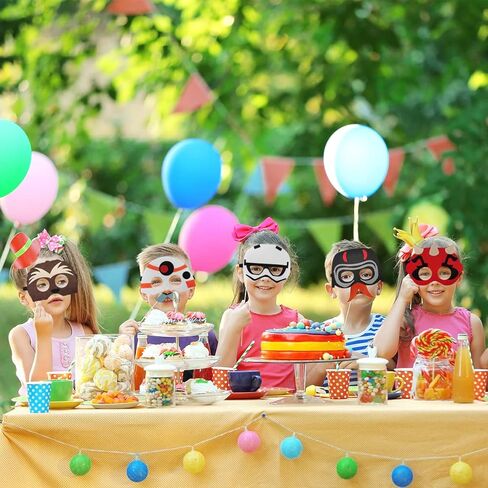 12 قطعة من أقنعة الحفلات من OU RUI، مستلزمات الحفلات ذات طابع Galaxy Wars، دعامات لحفلات أعياد الميلاد للأولاد والبنات in Kuwait