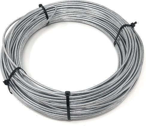 9 جرام من الأسلاك المجلفنة ذات القوة المنخفضة الشد - الطبقة الثالثة المطلية بالزنك 170 قدمًا من الفولاذ الصلب الصلب الأمريكي الصلب الناعم 10 رطل. in Kuwait