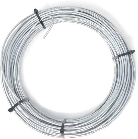 9 جرام من الأسلاك المجلفنة ذات القوة المنخفضة الشد - الطبقة الثالثة المطلية بالزنك 170 قدمًا من الفولاذ الصلب الصلب الأمريكي الصلب الناعم 10 رطل. in Kuwait