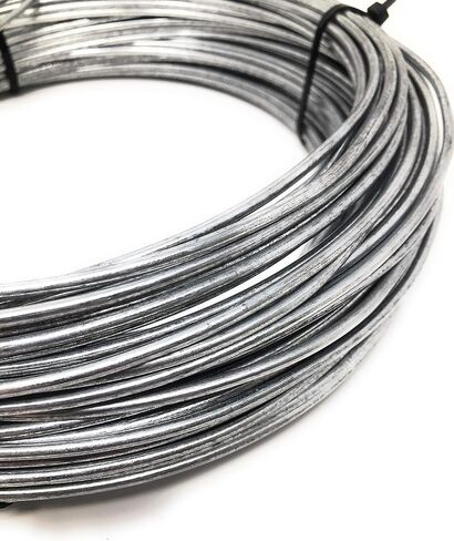 9 جرام من الأسلاك المجلفنة ذات القوة المنخفضة الشد - الطبقة الثالثة المطلية بالزنك 170 قدمًا من الفولاذ الصلب الصلب الأمريكي الصلب الناعم 10 رطل. in Kuwait