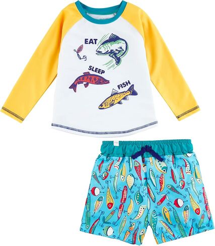Mud Pie Boys Rash Guard & Swim Set in Saudi Arabia