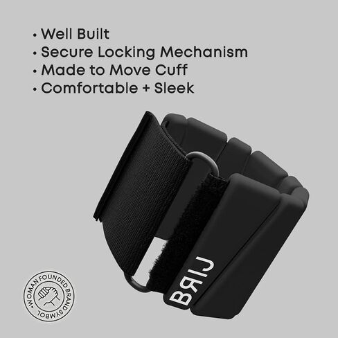ShopBrij Adjustable Wrist and Ankle Weights Sets for Women - Walking Weights, Pilates Weights, Bangle Weights, Bracelet Weights, Wearable Weights - Ankle and Wrist Weight Set of 2, 1lb Each in Saudi Arabia