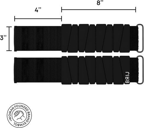 ShopBrij Adjustable Wrist and Ankle Weights Sets for Women - Walking Weights, Pilates Weights, Bangle Weights, Bracelet Weights, Wearable Weights - Ankle and Wrist Weight Set of 2, 1lb Each in Saudi Arabia