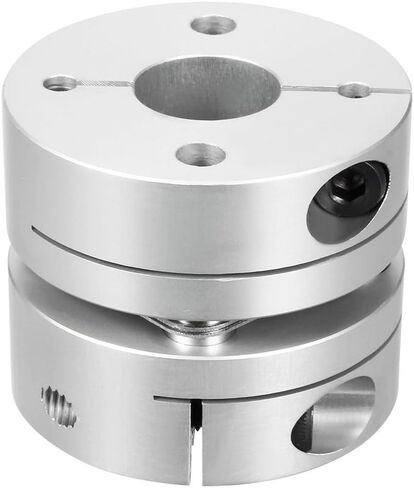 uxcell 12.7mm to 12mm Bore One Diaphragm Motor Wheel Flexible Coupling Joint in Saudi Arabia