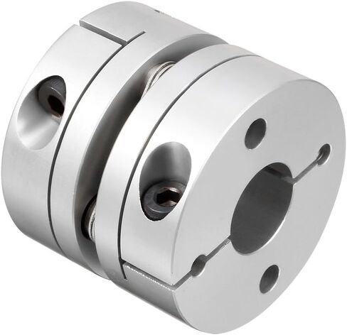 uxcell 12.7mm to 12mm Bore One Diaphragm Motor Wheel Flexible Coupling Joint in Saudi Arabia