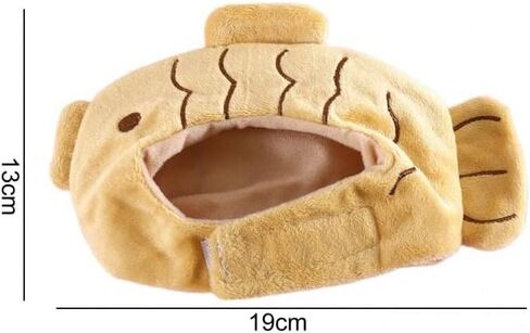 CheeseandU Sushi Shape Pet Hat Costume Japanese Kawaii Design Hat Adjustable Accessory Headwear Cute Soft Cap for Cat Kitten Puppy Pet Festival Birthday Theme Party Photo Prop, 11 x 13.8 inches in Kuwait