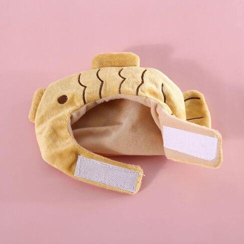 CheeseandU Sushi Shape Pet Hat Costume Japanese Kawaii Design Hat Adjustable Accessory Headwear Cute Soft Cap for Cat Kitten Puppy Pet Festival Birthday Theme Party Photo Prop, 11 x 13.8 inches in Kuwait