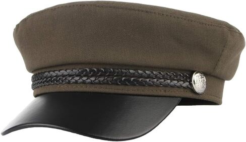 قبعة GEMVIE للسيدات من Newsboy قبعة كلاسيكية مسطحة Fiddler قبعة Captain Fisherman's Sailor in Kuwait