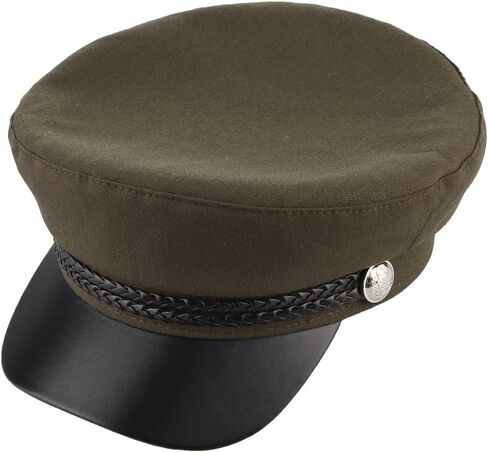 قبعة GEMVIE للسيدات من Newsboy قبعة كلاسيكية مسطحة Fiddler قبعة Captain Fisherman's Sailor in Kuwait