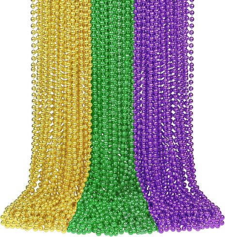 AORZIT Necklaces Bulk for Mardi Gras Christmas Carnival Birthday Holiday Party Favors Costume Accessories Decor in Saudi Arabia