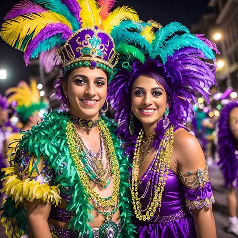 قلادات AORZIT بالجملة من أجل Mardi Gras عيد الميلاد الكرنفال وأعياد الميلاد وحفلات أعياد الميلاد وإكسسوارات الديكور in Kuwait