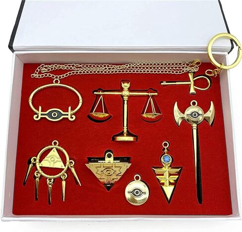 tymxghf Rahungry الألفية لغز قلادة، الأجهزة الطرفية للرسوم المتحركة قلادة قلادة تأثيري الملحقات الكرتون الدعائم تقليد الألفية لغز سلاسل المفاتيح الهدايا للأطفال عشاق أنيمي in Kuwait