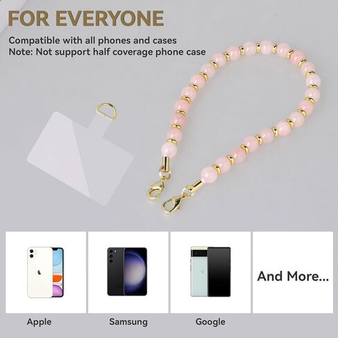 حزام معصم للهاتف الخلوي مطرز بالرخام من KALIONE مع علامة تبويب حبل، حبل معصم قابل للفصل للهاتف المحمول بدون استخدام اليدين، حزام معصم قابل للتعديل لحزام الهاتف للنساء in Kuwait