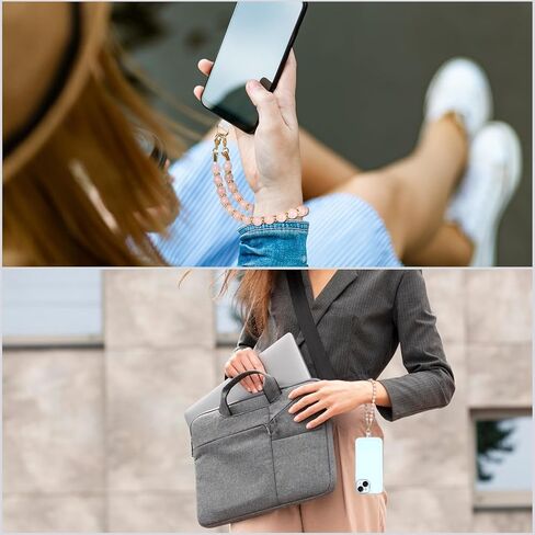 حزام معصم للهاتف الخلوي مطرز بالرخام من KALIONE مع علامة تبويب حبل، حبل معصم قابل للفصل للهاتف المحمول بدون استخدام اليدين، حزام معصم قابل للتعديل لحزام الهاتف للنساء in Kuwait