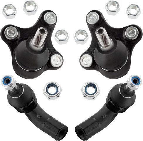 YMAUGP Front Lower Ball Joints Outer Tie Rod Ends for Audi A3 2006-2013 for Volkswagen Eos 2007-2016 Golf 2010-2015 GTI 2006-2014 Jetta 2006-2018 Beetle 2012-2019 Passat 2012-2019 Rabbit 2006-2009 in Saudi Arabia