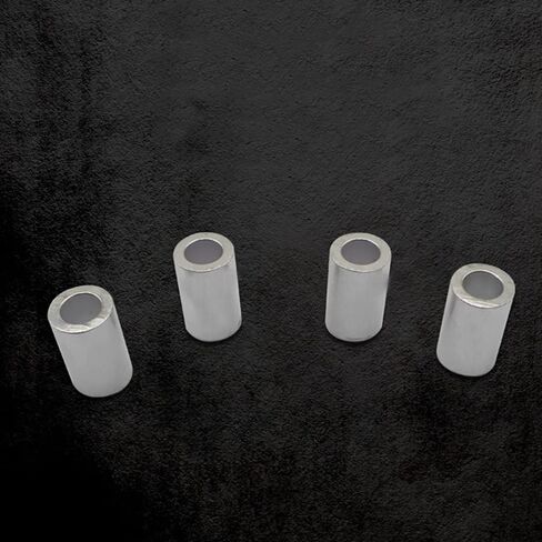 1/8" Aluminum Crimping Loop Sleeve 50pcs Single Hole Round Wire Rope Sleeve for 1/8" Diameter Wire Rope and Cable Line in Saudi Arabia