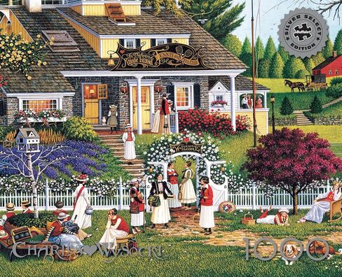 Buffalo Games - Silver Select - Charles Wysocki - Love - 1000 Piece Jigsaw Puzzle for Adults Challenging Puzzle Perfect for Game Nights - Finished Size 26.75 x 19.75 in Saudi Arabia