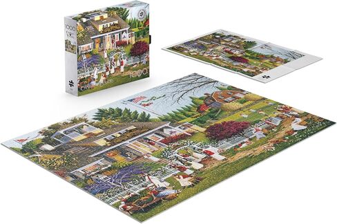 Buffalo Games - Silver Select - Charles Wysocki - Love - 1000 Piece Jigsaw Puzzle for Adults Challenging Puzzle Perfect for Game Nights - Finished Size 26.75 x 19.75 in Saudi Arabia